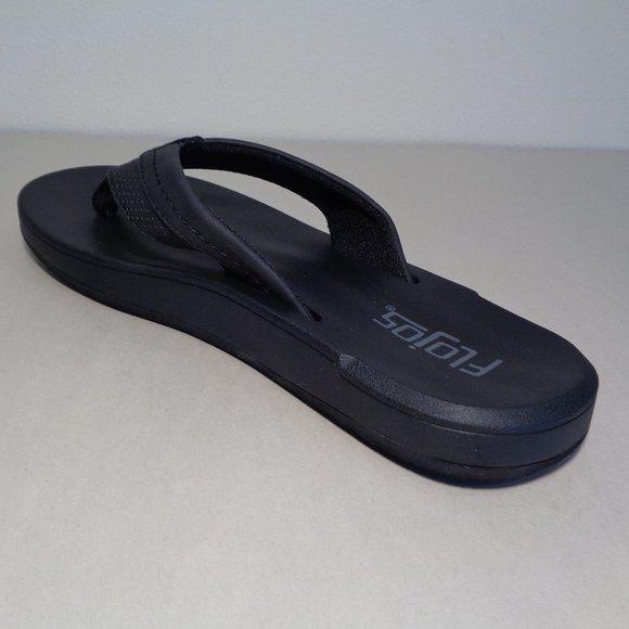 Flojos Size 12 M Black Flip Flop Sandals New Men\'s Shoes main image 8